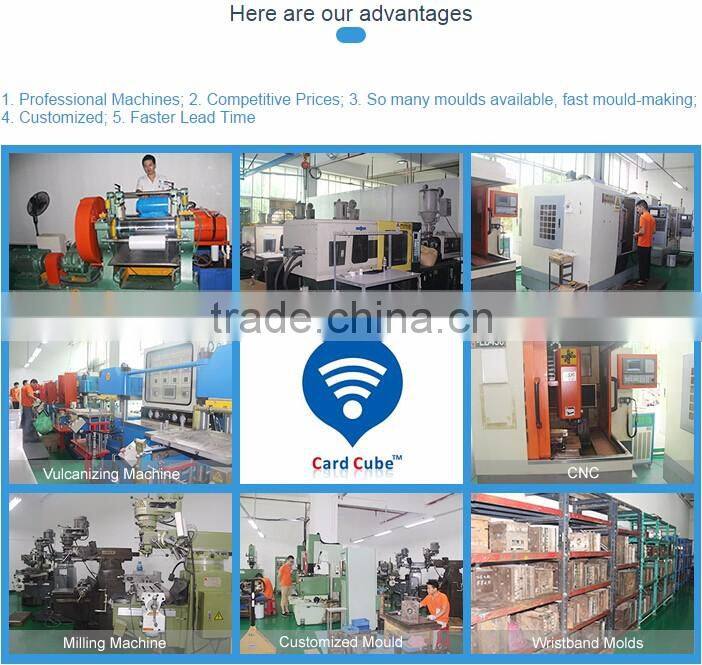 UHF Alien H3 Silicone RFID Wristband for Event