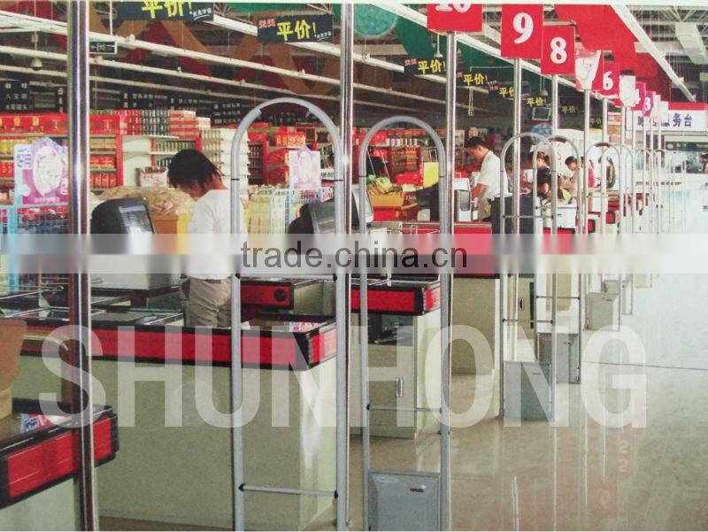 simple design supermarket checkout counters