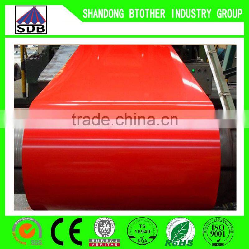 Prepainted/Color coated steel coil / PPGI / PPGL color coated galvanized steel/Metal Roofing