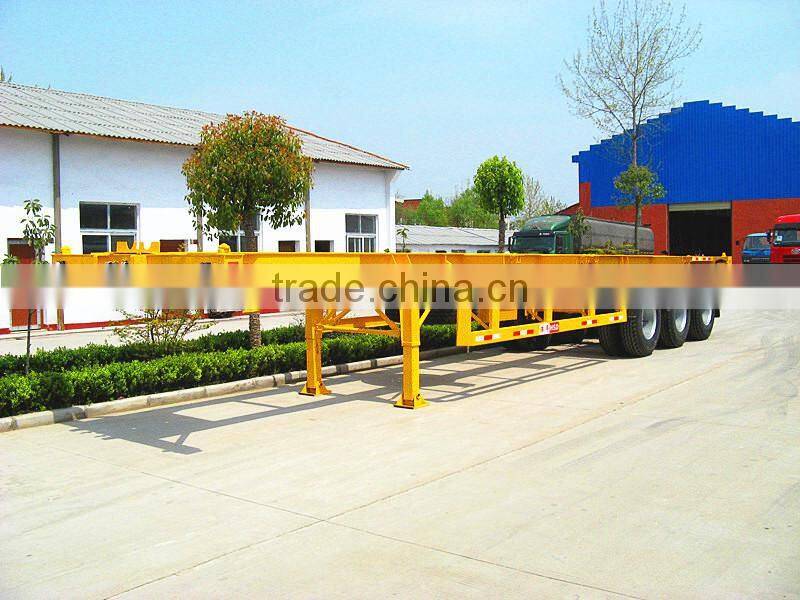 3 Alxes 40ft container transport semi-trailer