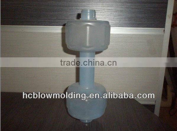 water plastic dumbbell, water plastic barbell, plastic dumbbell