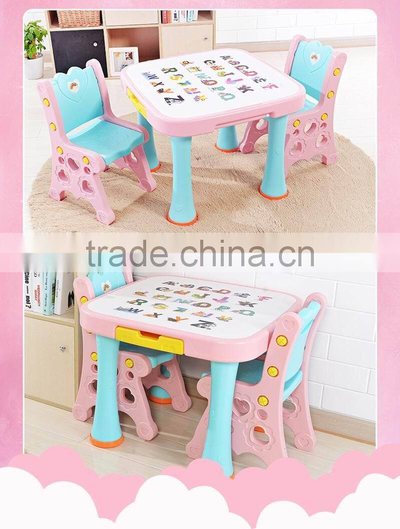 kids cartoon study table and chair kids study table chair