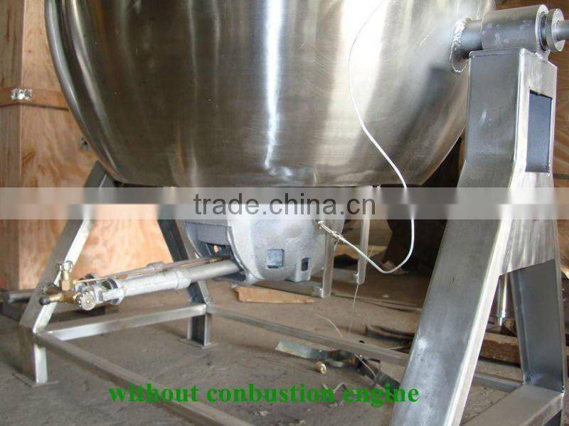 tilting cooking kettle nature gas heating jacketed kettle