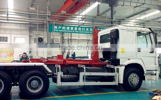 Sinotruk HOWO 8x4 Hook lift garbage truck for sale