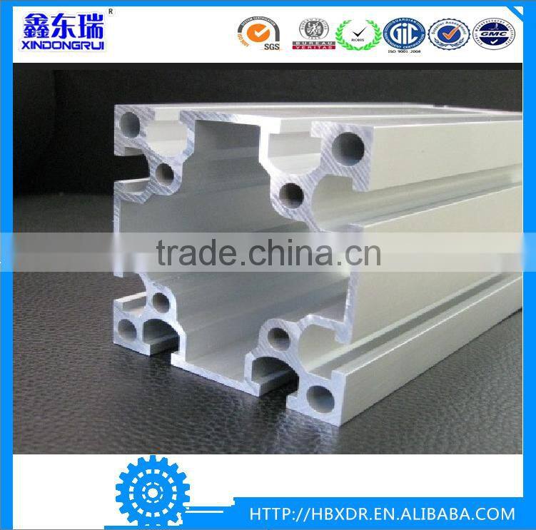 Aluminum extrusion profile for Rail tracks