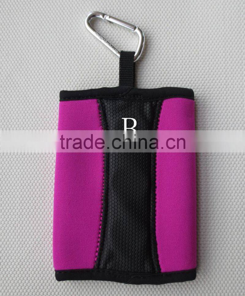 Neoprene Cup Bottle Sleeve With Magnet And Carabina