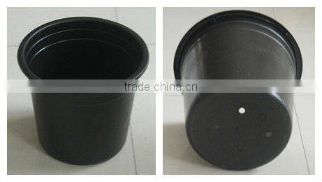 4 gallon round plastic flower pot nursery pots plastic containers