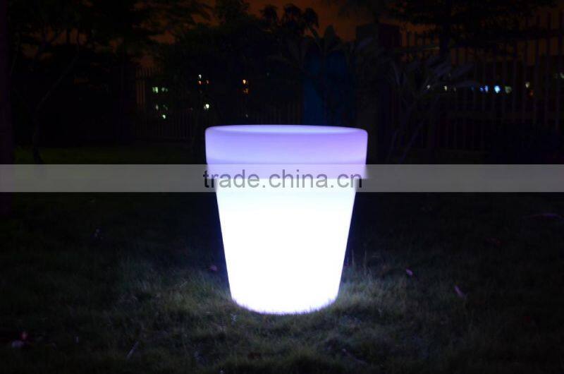 flower pot stands designs/commercial christmas decorations for sale/ beautiful led planter