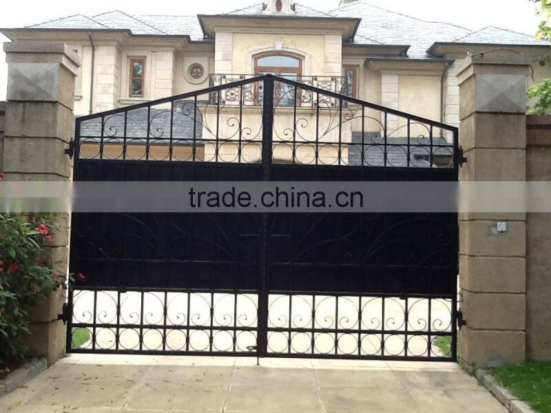 Bisini Luxury Main Gate Design, Royal House Iron Main Gate Design, Iron Main Gater