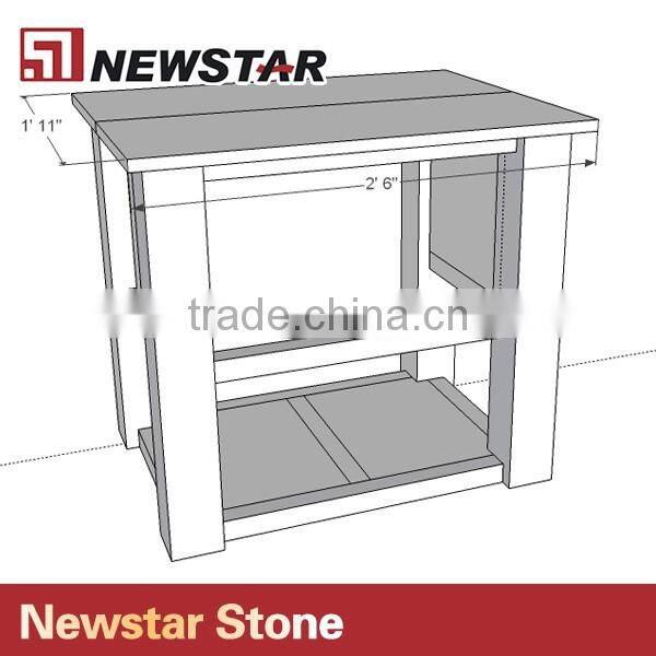 Inn vanity with top mount sink