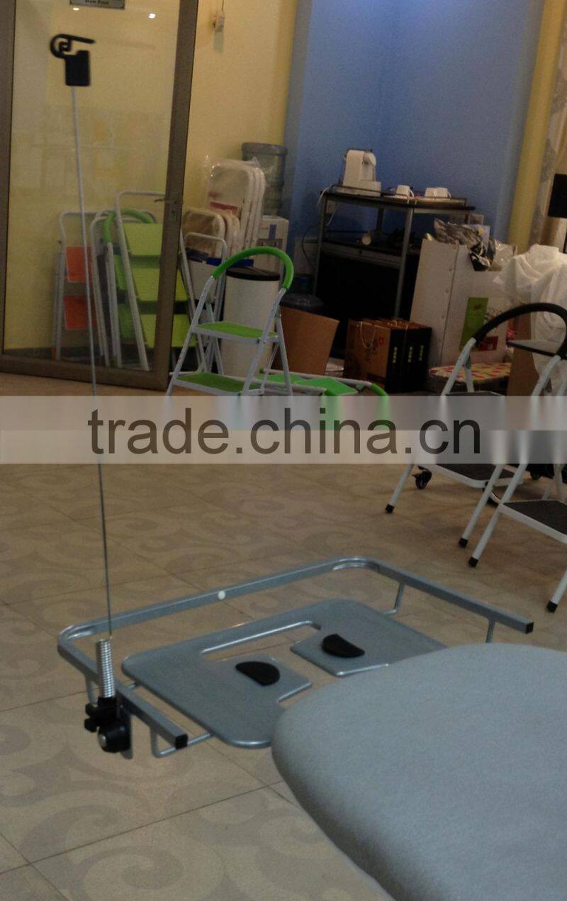 wheels ironing boards with plastic iron rest