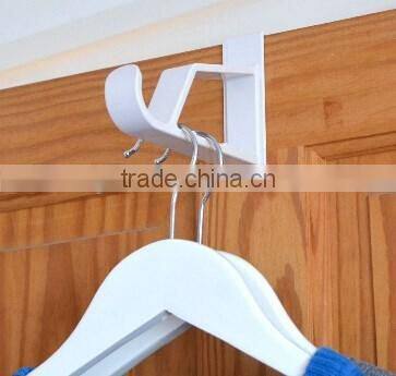 Power Coated Stainless Steel Over Door Clothes Hanger Hook
