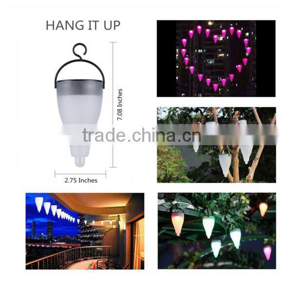 7-Color Solar LED light Garden lamp lawn lamp