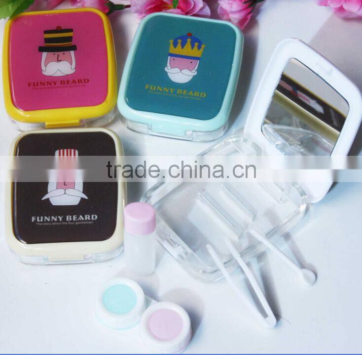 Supply fashion cute Cartoon Mr. beard Contact lens box
