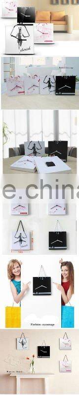 Creative fashion hand bag wall clock