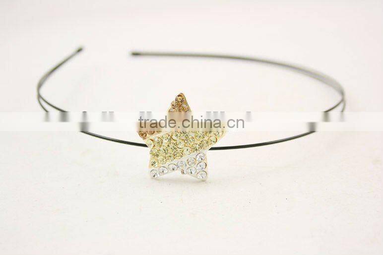 headbands with crystal star on sale kids hair decoration