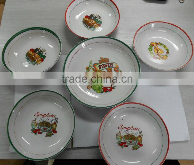 ceramic pasta plate