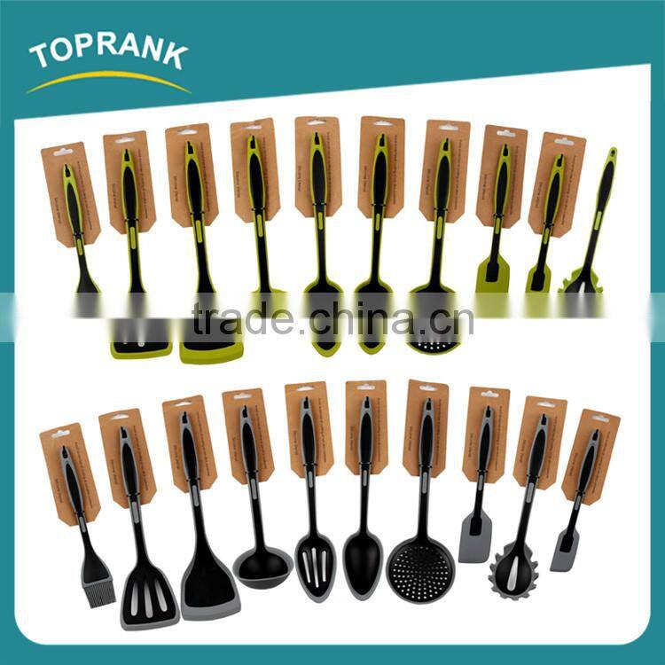 LFGB FDA approved 10pcs silicone kitchen utensil set different types heat resistant non-stick kitchen cooking gadget set