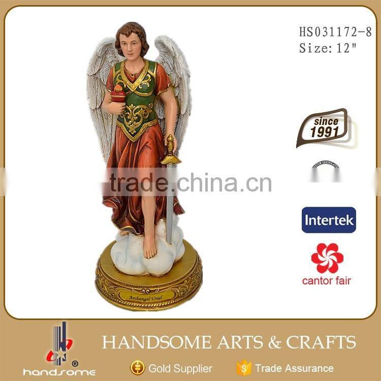 12 Inch Resin Craft Garden Angel Decoration Archangel Statues