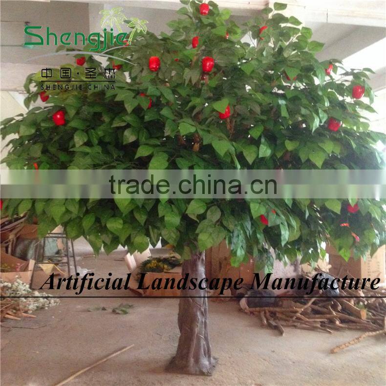 stunning wholesale price decorative artificial apple tree for garden decoration