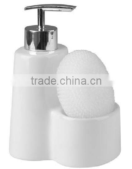 plastic pump ceramic soap dispenser