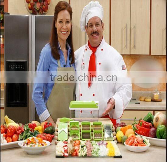 One step precision cutting Dicer Plus/ Plastic Fruit And Vegetable Multi Grater set