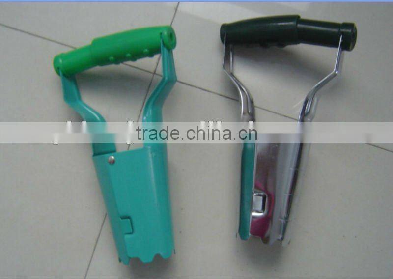 Autmatic steel bulb planter with chrome plating,