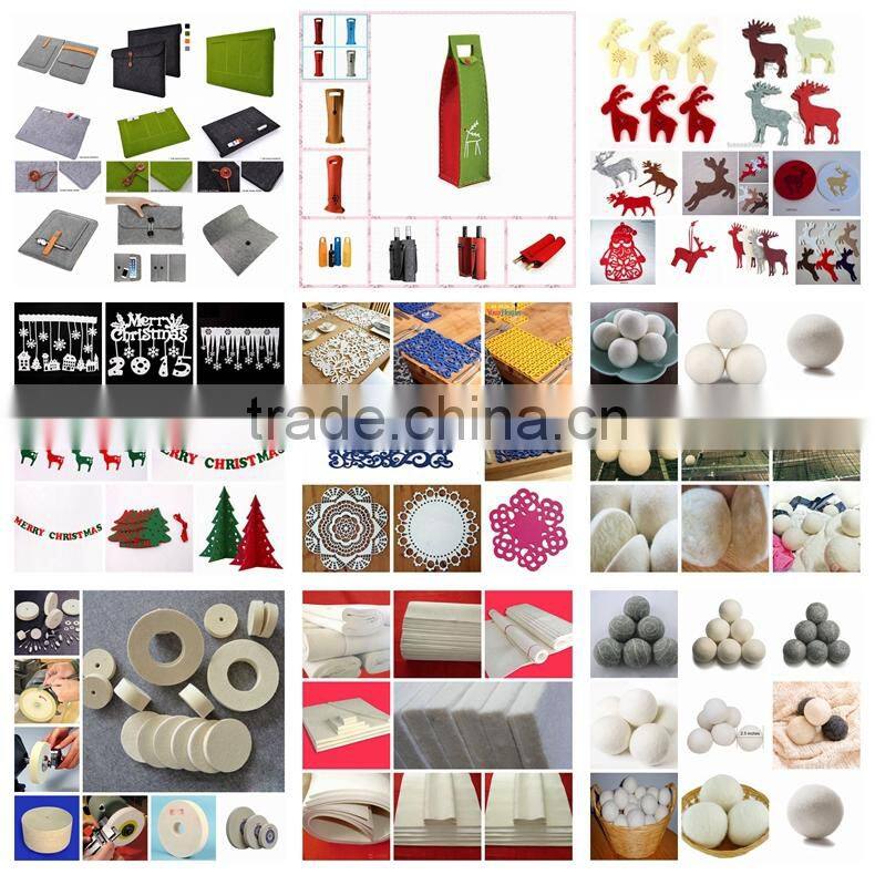 wool felt glass polishing wheel