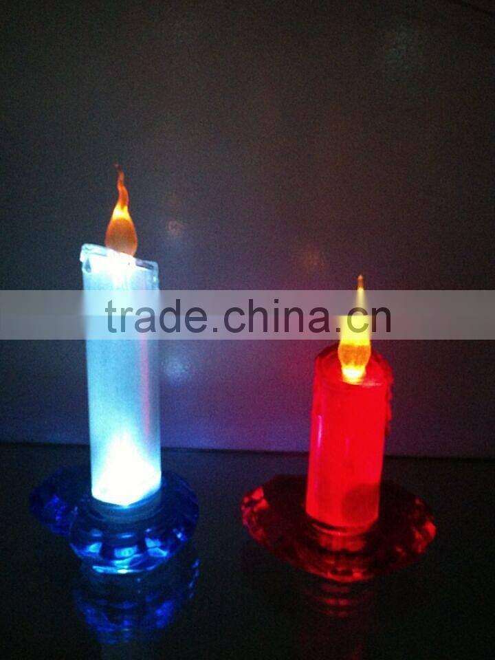 artificial led electric heart base acrylic wedding decoration candle light