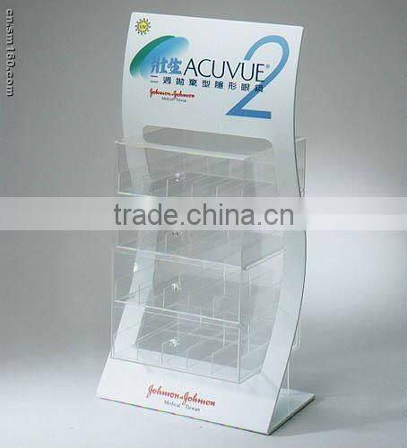 PVC vac-formed thick plastic display shelf