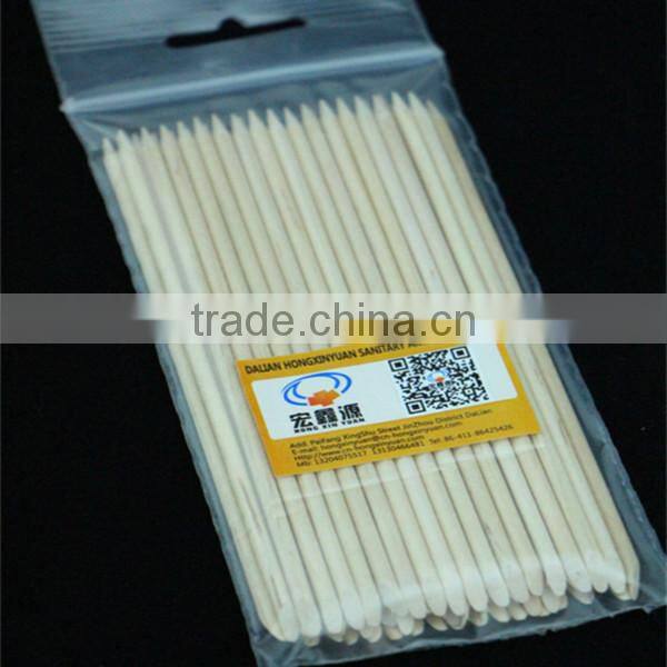 Nail art manicure different size wooden orange sticks