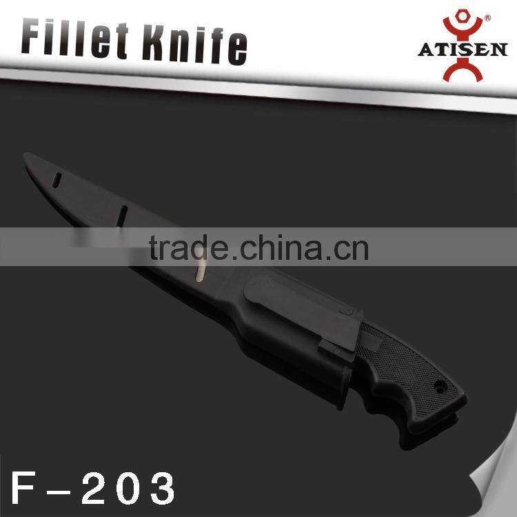 Hot sale High quality Fishing tackle ! stainless steel fishing knife F-203