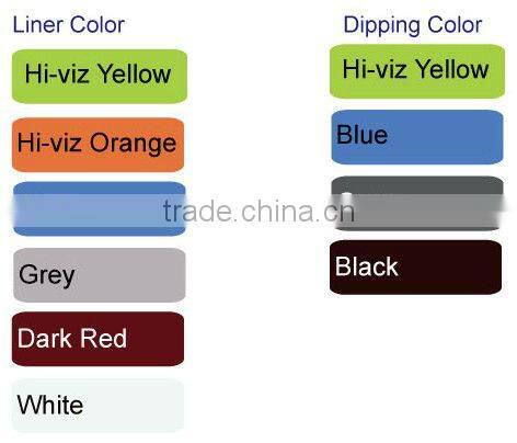 NMSAFETY 7 gauge acrylic nappy lining coated latex crinkle finish for winter gloves