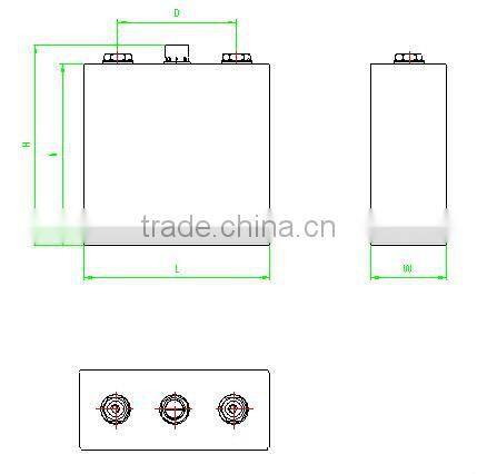 LiFePO4 3.2V100Ah prismatic Battery