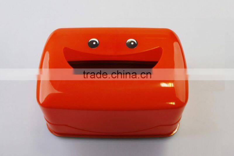 Smiling Face Nice Design PP Plastic Tissue Box