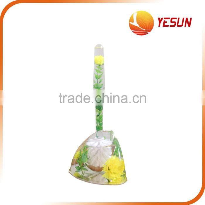 PP PS Water Transparent Toilet Brush Decorative Toilet Brush Holder