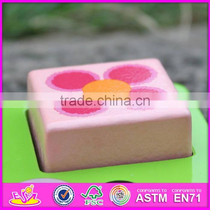 2016 new design geometry puzzle wooden educational toddler toys W13E071