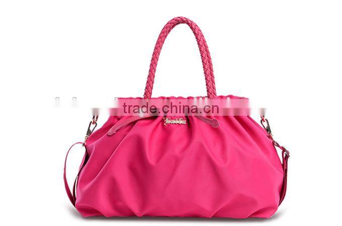 Fashion newest nylon pleated handbag for women