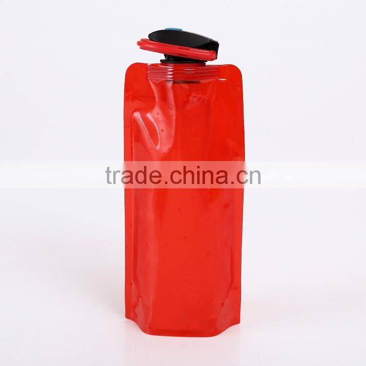 New Duck Mouth Portable Folding Aluminum Foil Bag Of Water Kettle Creative Outdoor Folding Water Bottle