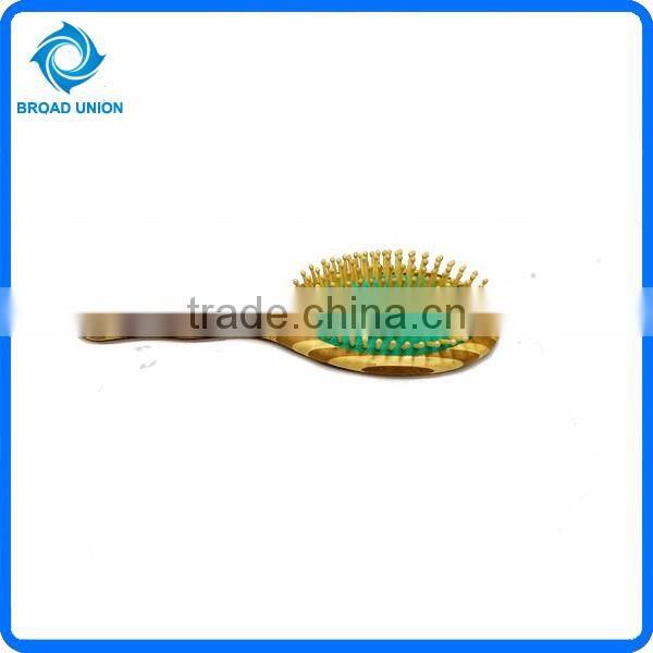 Hot Sale Wood Hair Brush Green Bottom Brush