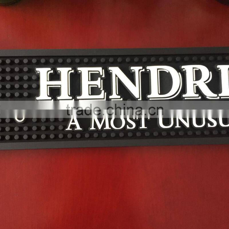 High Quality PVC customized soft rubber bar mat