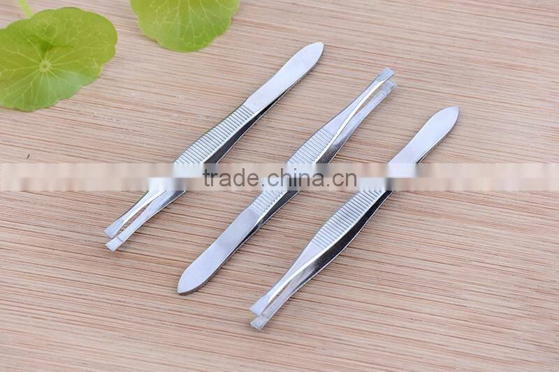 new wholesale stainless steel eyebrow tweezers