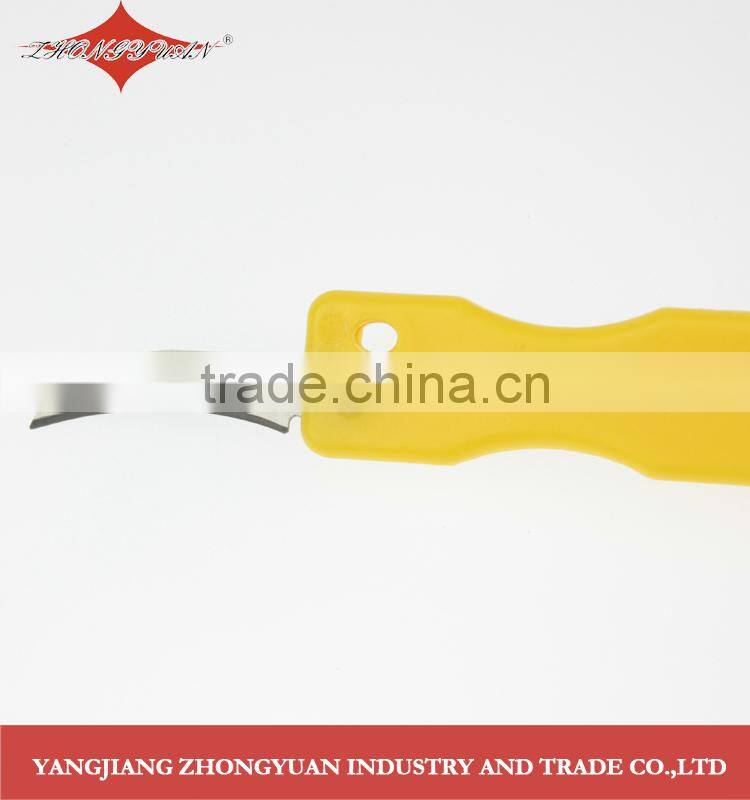 Multipurpose stainless steel fish scale peeler with ABS handle