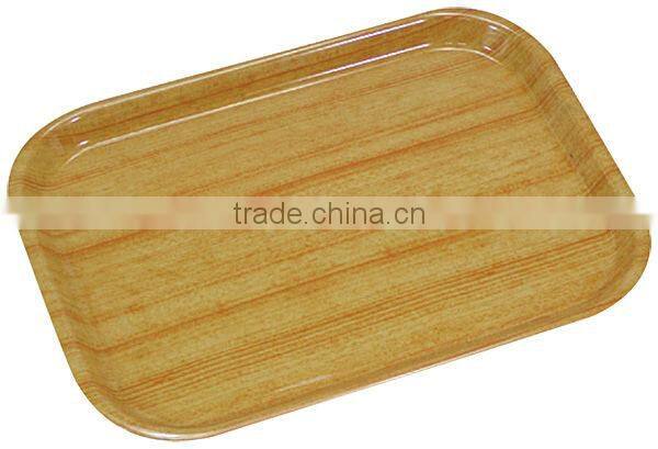 Non Slip Service Tray Rectangle wooden service tray