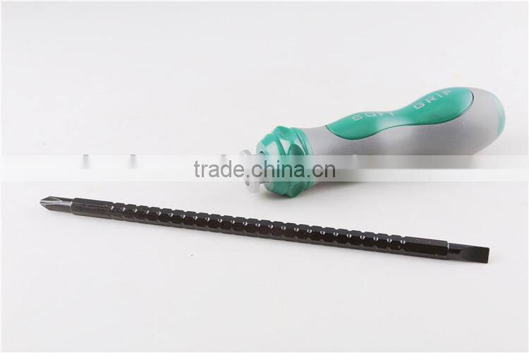 professional telescopic two-way screwdriver with double color