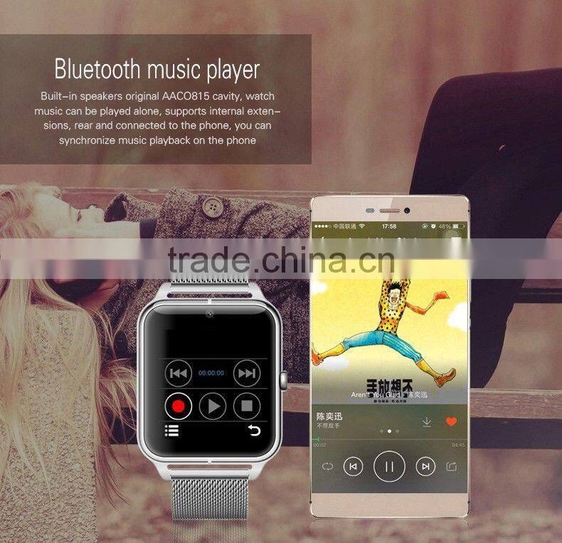 2017 hot OEM factory price waterproof touch screen luxury Bluetooth smart watch