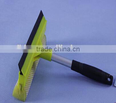 Mini size plastic car window cleaning squeegee with aluminum handle
