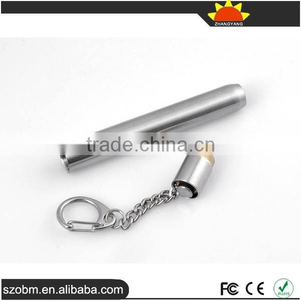 Stainless steel 395nm UV torch led purple light UV flashlight