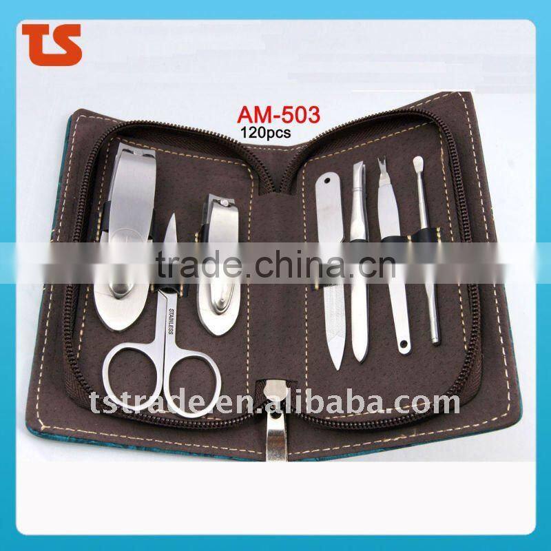 2014 new 7PC nail manicure set tools AM-410D