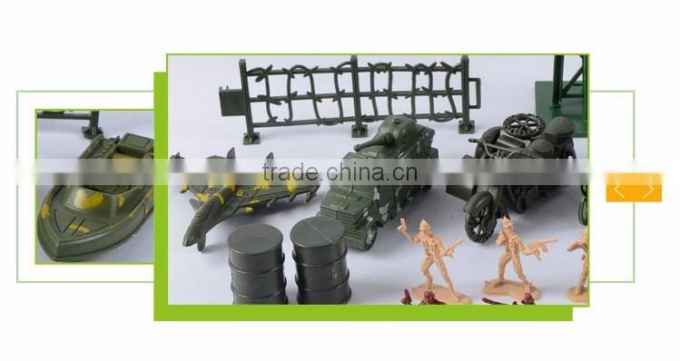Top selling cheap set kids play soldier base military tank toys